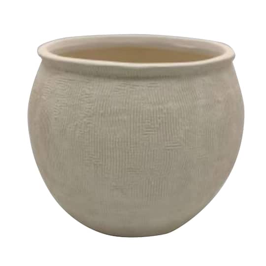 Michaels, 6.5" Whitewash Ceramic Planter by Ashland® – Category: Spring Vases & Containers
